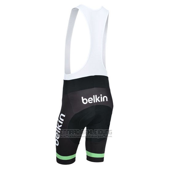 2013 Fahrradbekleidung Belkin Grun und Shwarz Trikot Kurzarm und Tragerhose - zum Schließen ins Bild klicken